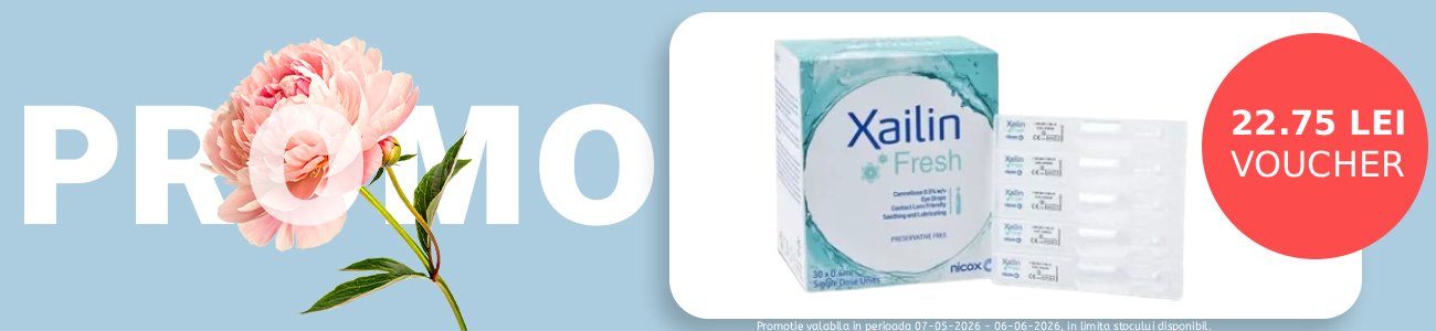 Promotie cu voucher aplicat in cos 22.75 lei la Visufarma