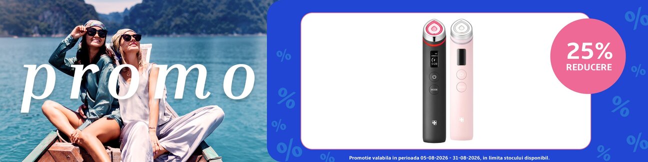 Promotie cu voucher aplicat in cos 25% la Medicube