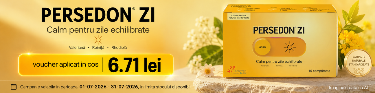 Promotie cu voucher aplicat in cos 6.71 lei la Labormed - Persedon Zi