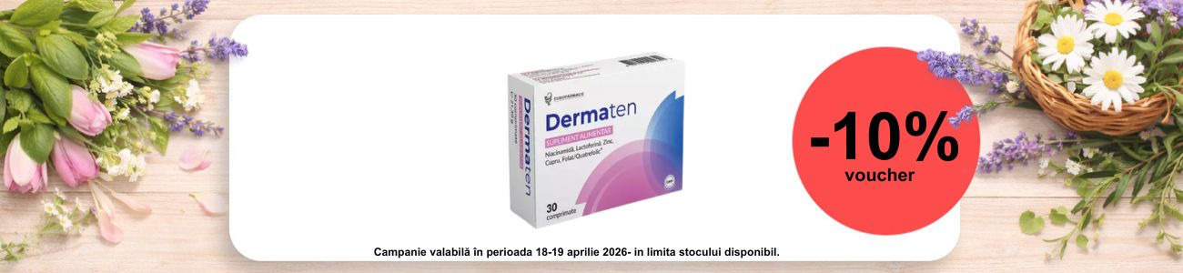 Promotie cu voucher aplicat in cos de 10% la Eurofarmaco