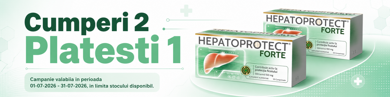 Promotie Cumperi 2 Platesti 1 la Biofarm - Hepatoprotect Forte