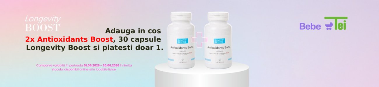 Promotie cumperi 2 platesti 1 la Longevity Boost