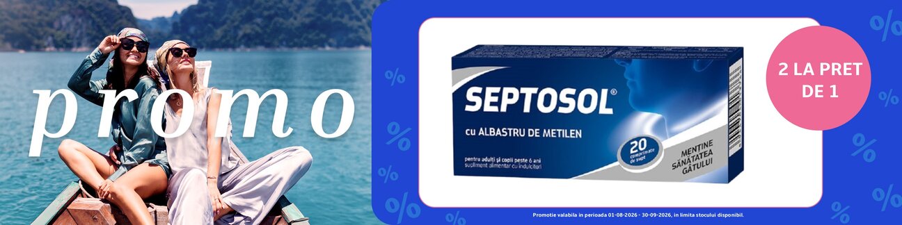 Promotie cumperi 2 platesti 1 la Septosol Biofarm