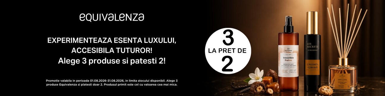 Promotie cumperi 3 platesti 2 Equivalenza