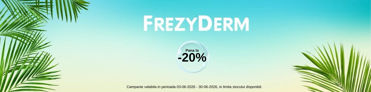 Promotie de pana la 20% reducere la Frezyderm
