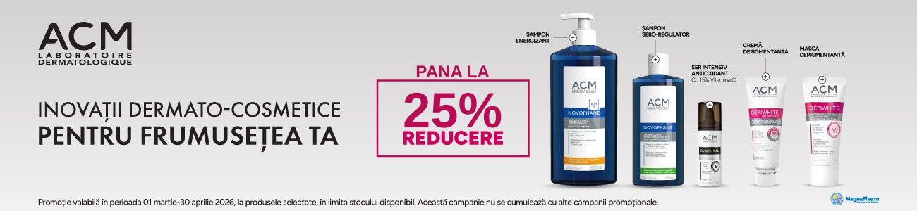 Promotie de pana la 25% reducere la ACM 
