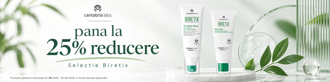 Promotie de pana la 25% reducere la Cantabria Labs - Biretix