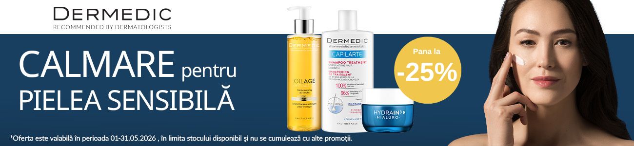 Promotie de pana la 25% reducere la Dermedic