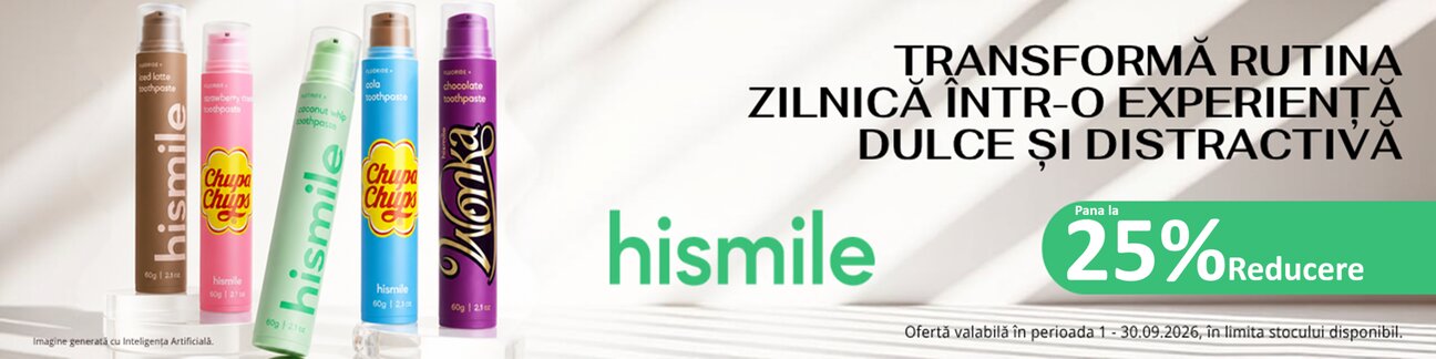 Promotie de pana la 25% reducere la Hismile