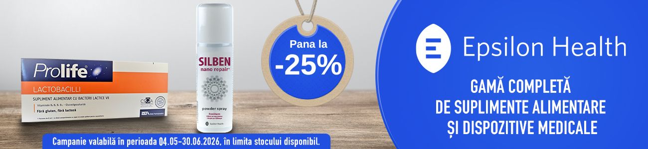Promotie de pana la 25% reducere la Zeta Pharmaceutici si Epsilon Health