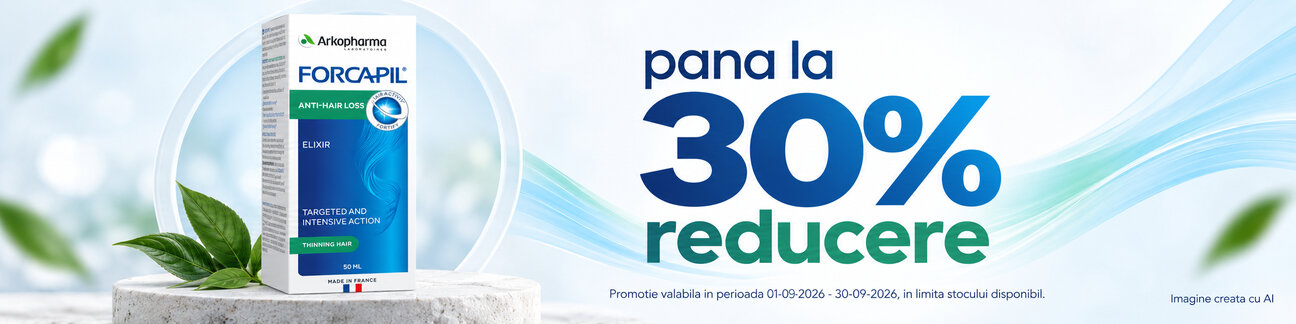 Promotie de pana la 30% reducere la Forcapil