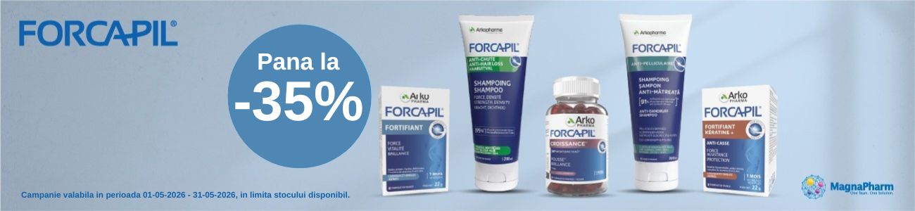Promotie de pana la 35% reducere la Arkopharma -  Forcapil
