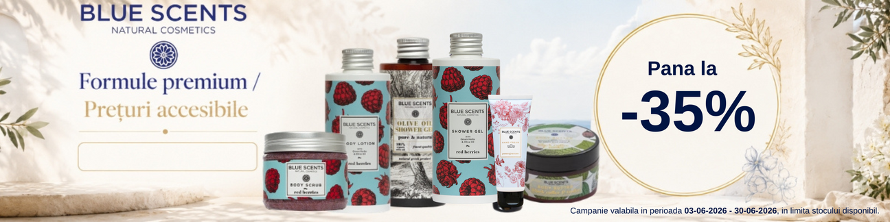 Promotie de pana la 35% reducere la Blue Scents