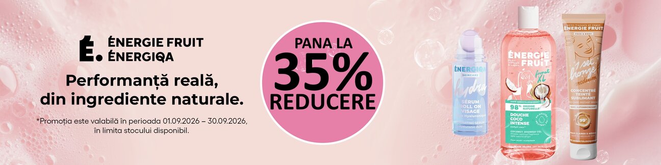 Promotie de pana la 35% reducere la Energie Fruit