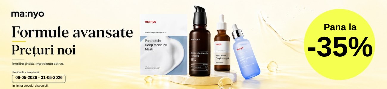 Promotie de pana la 35% reducere la Manyo