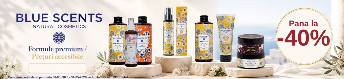 Promotie de pana la 40% reducere la Blue Scents