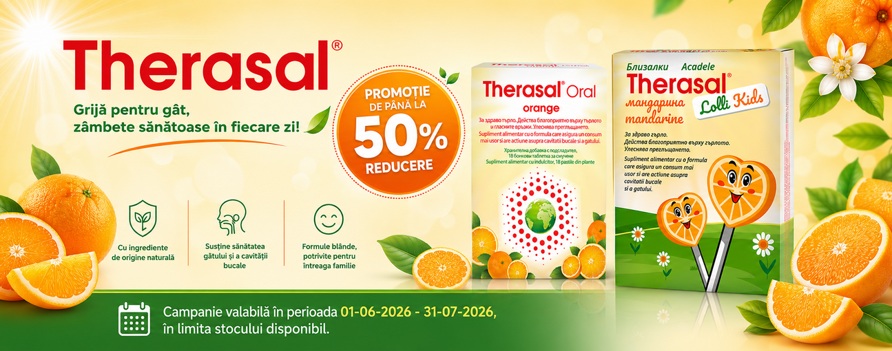 Promotie de pana la 50% reducere la Vedra - Therasal