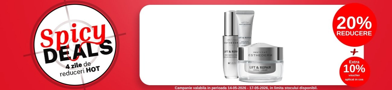 Spicy Deals cu 10% voucher aplicat in cos la Institut Esthederm