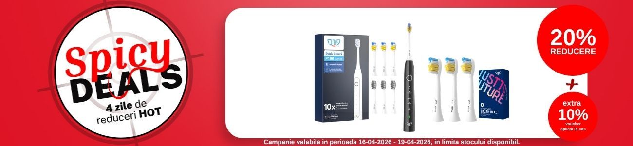 Spicy Deals cu 10% voucher aplicat in cos la JTF