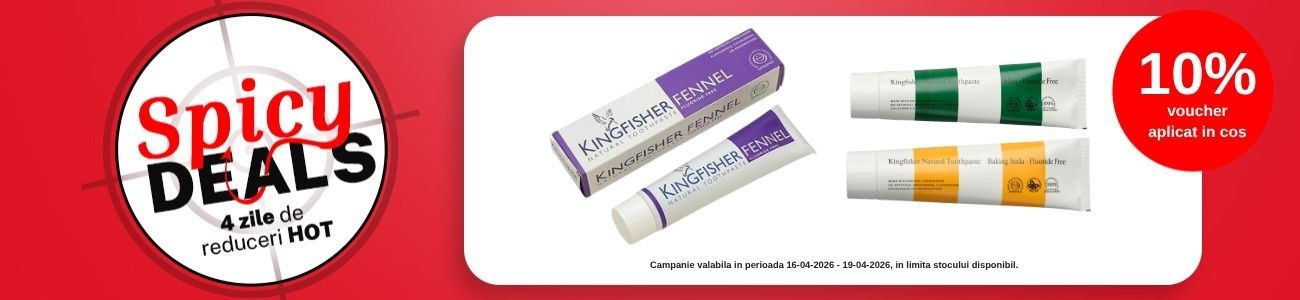 Spicy Deals cu 10% voucher aplicat in cos la Kingfisher