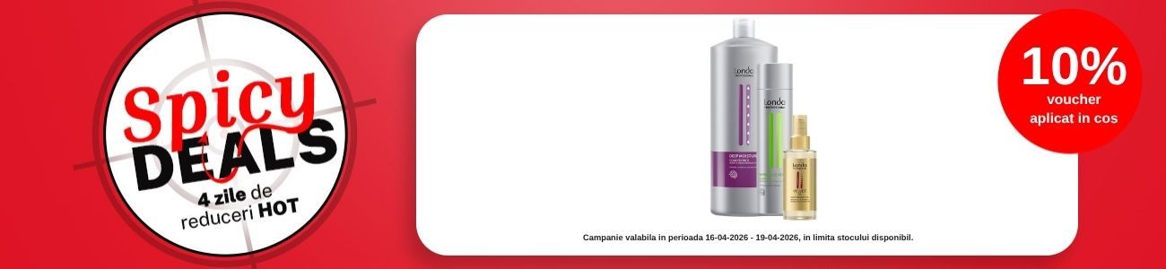 Spicy Deals cu 10% voucher aplicat in cos la Londa