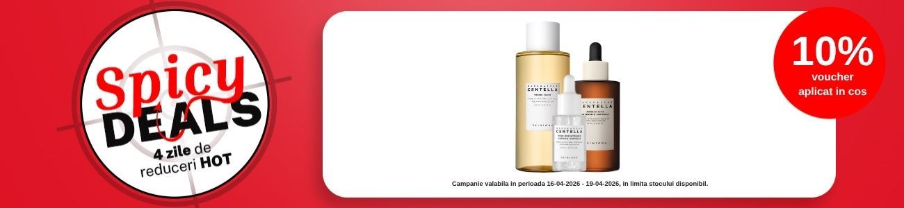 Spicy Deals cu 10% voucher aplicat in cos la Skin 1004