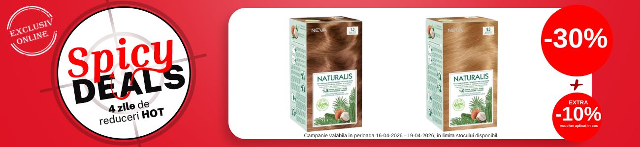 Spicy Deals cu Extra 10% voucher aplicat in cos la Neva