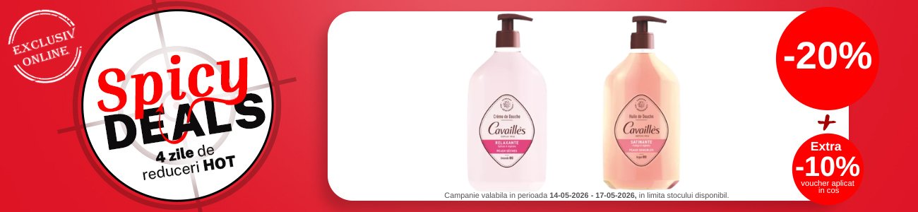 Spicy Deals cu Extra 10% voucher aplicat in cos la Roge Cavailles