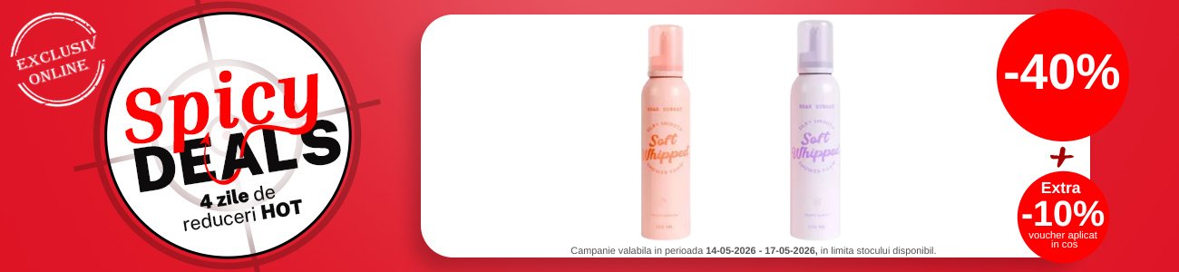 Spicy Deals cu Extra 10% voucher aplicat in cos la Soak Sunday