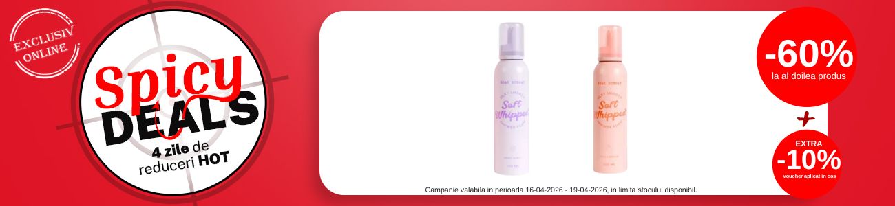 Spicy Deals cu Extra 10% voucher aplicat in cos la Soak Sunday