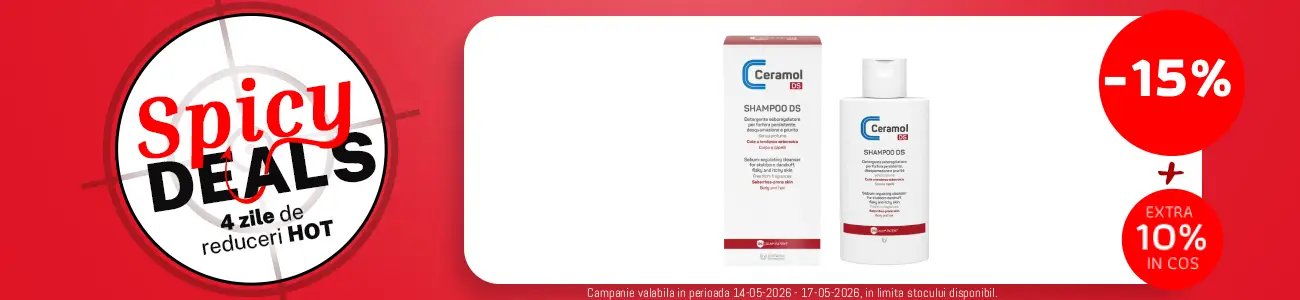 Spicy Deals cu extra voucher aplicat in cos 10% la Ceramol