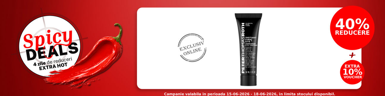Spicy Deals cu extra voucher aplicat in cos 10% la Peter Thomas Roth