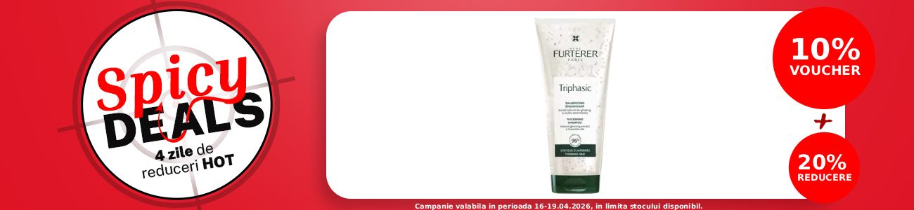 Spicy Deals cu extra voucher aplicat in cos 10% la Rene Furterer