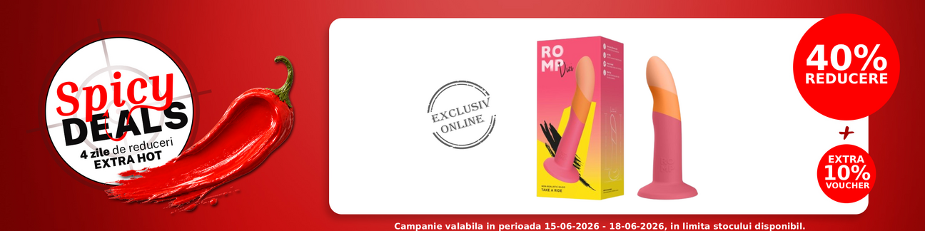 Spicy Deals cu extra voucher aplicat in cos 10% la ROMP