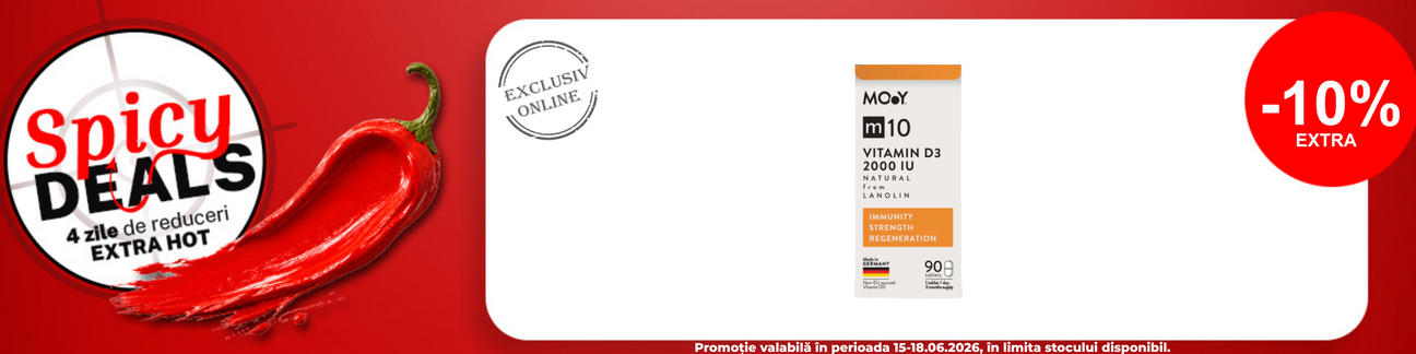 Spicy Deals cu reducere 10% extra la Molecules of Youth