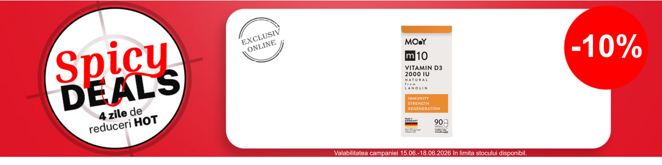 Spicy Deals cu reducere 10% la Molecules of Youth
