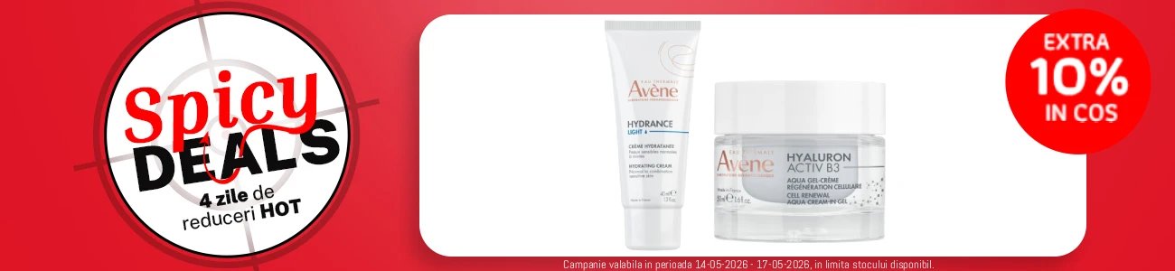 Spicy Deals cu voucher aplicat in cos 10% la Avene