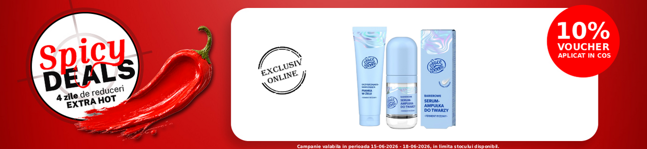 Spicy Deals cu voucher aplicat in cos 10% la BodyBoom