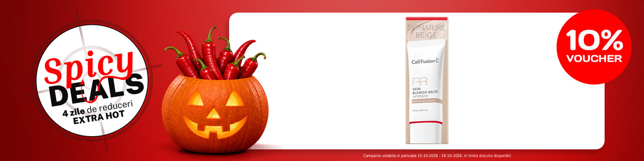 Spicy Deals cu voucher aplicat in cos 10% la Cell Fusion C
