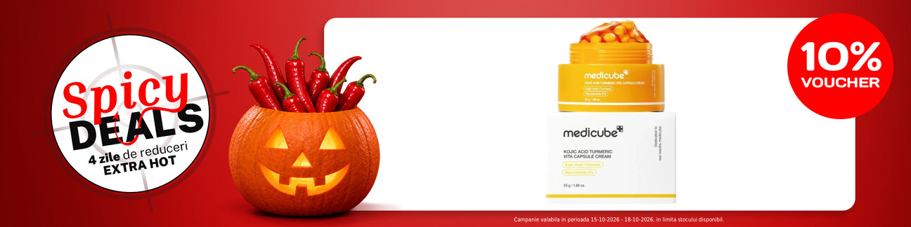 Spicy Deals cu voucher aplicat in cos 10% la Medicube