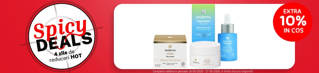 Spicy Deals cu voucher aplicat in cos 10% la Sesderma