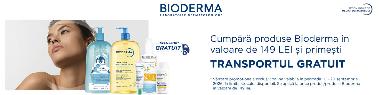 Transport Gratuit la Bioderma