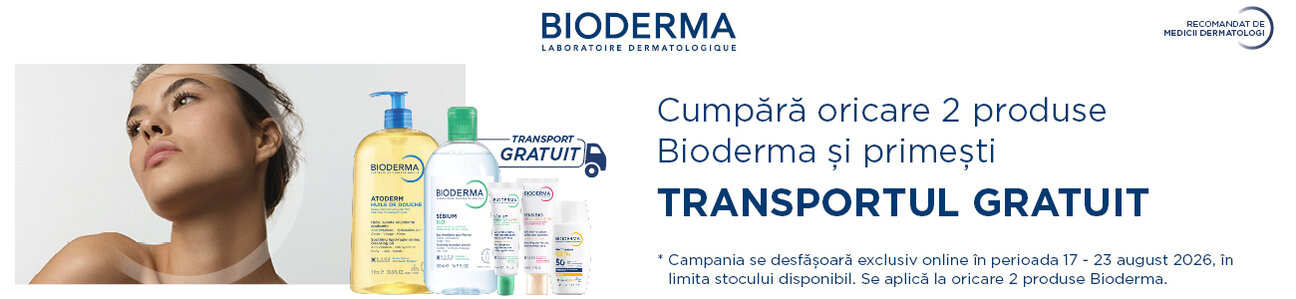 Transport Gratuit la Bioderma