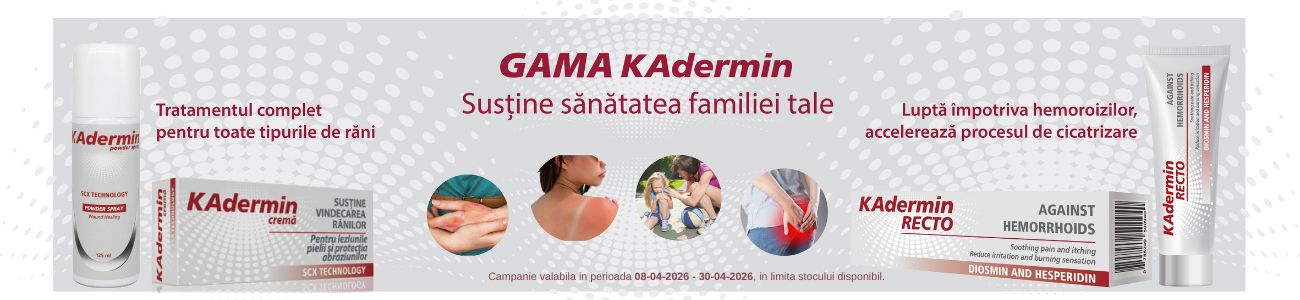 Transport Gratuit la MBA Pharma - Kadermin