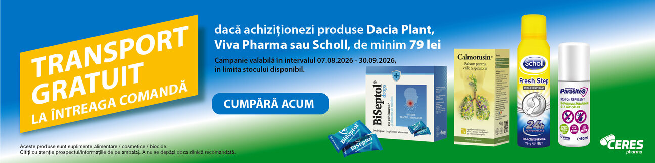 Transport Gratuit la selectie de produse
