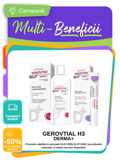 Multi-Beneficii la Gerovital H3 Derma+