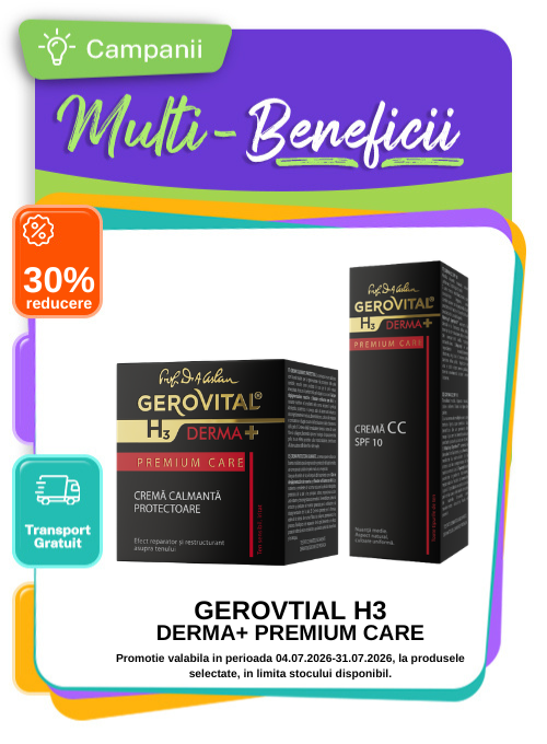 Multi-Beneficii la Gerovital H3 Derma+ Premium Care
