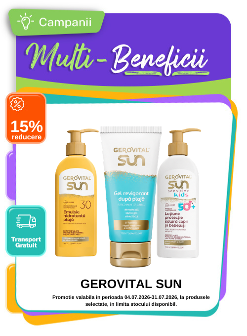 Multi-Beneficii la Gerovital Sun