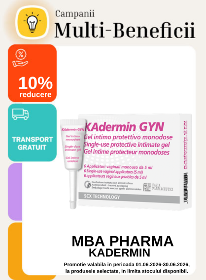 Multi-Beneficii la Mba Pharma - Kadermin