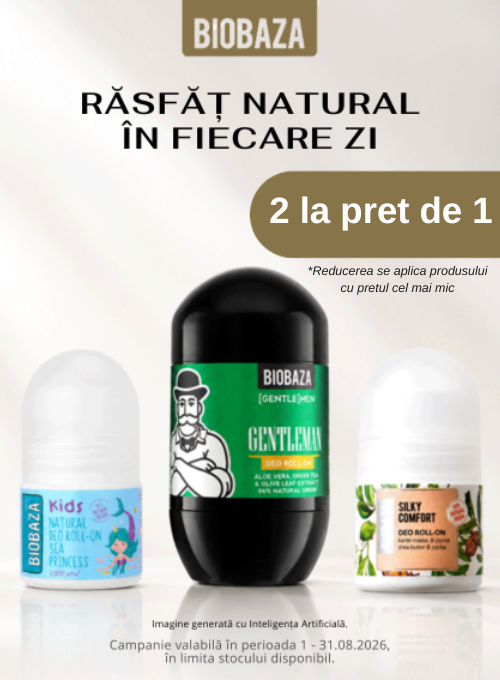 Promotie 2 la pret de 1 la Biobaza